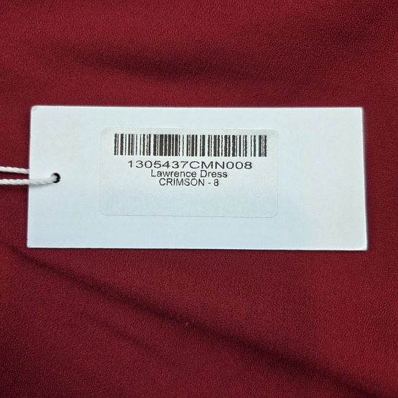 Reformation Lawrence Crimson High Slit One Shoulder Midi Dress Size 8 Sexy NEW - Picture 7 of 13